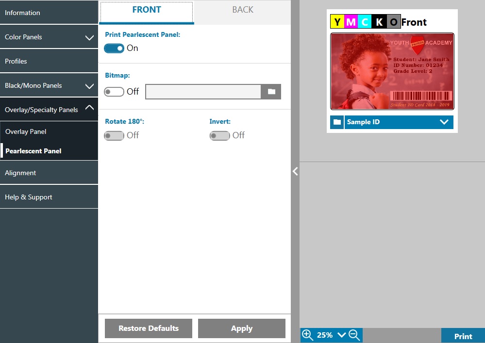 ZC300 YMCPKO Ribbon Usage Instructions