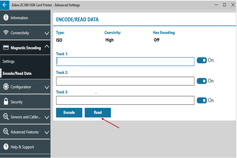 ZC300 Magnetic Encoding from Printer Driver