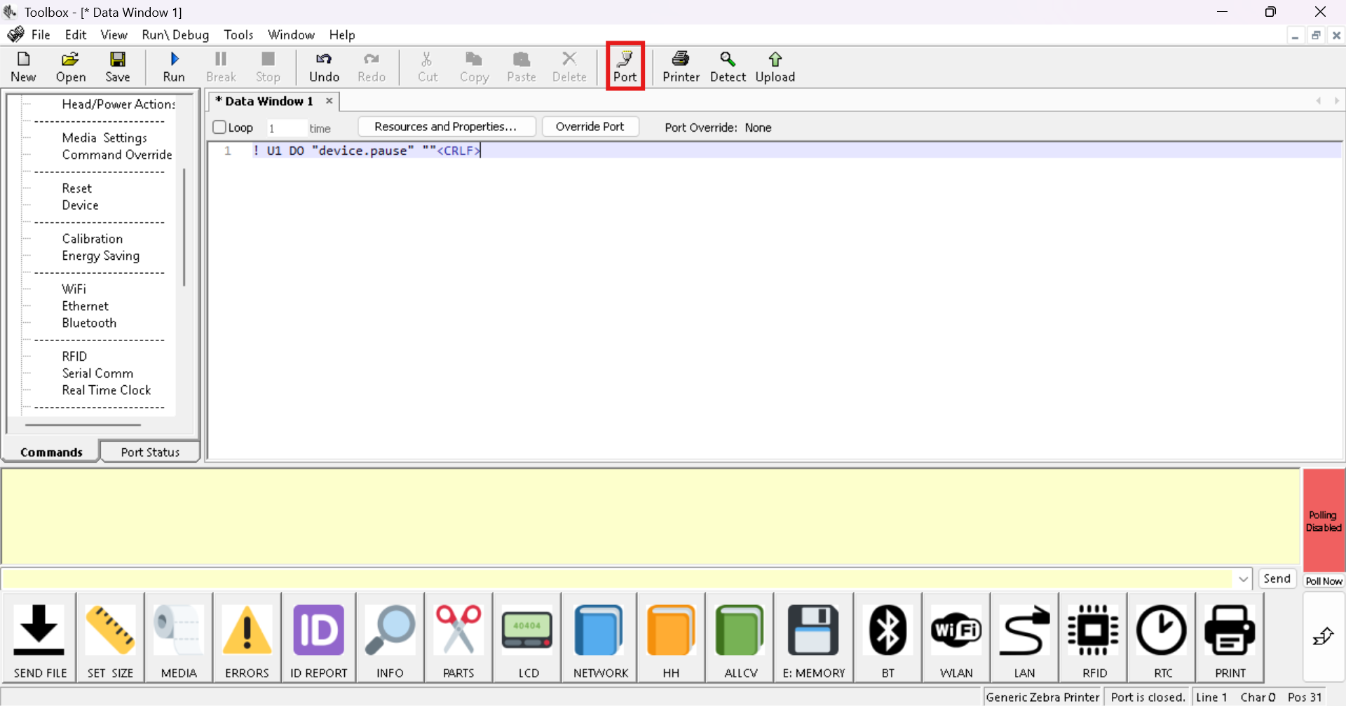 Retrieve the Entire Printer Report Using the 